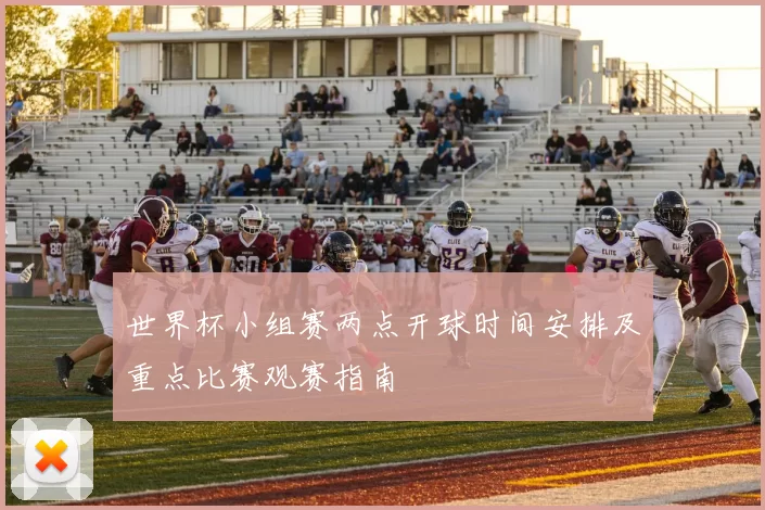 世界杯小组赛两点开球时间安排及重点比赛观赛指南
