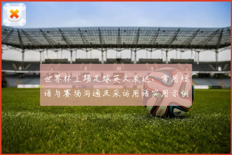 世界杯上踢足球英文表达、常用短语与赛场沟通及采访用语实用示例