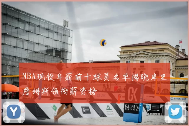 NBA现役年薪前十球员名单揭晓库里詹姆斯领衔薪资榜